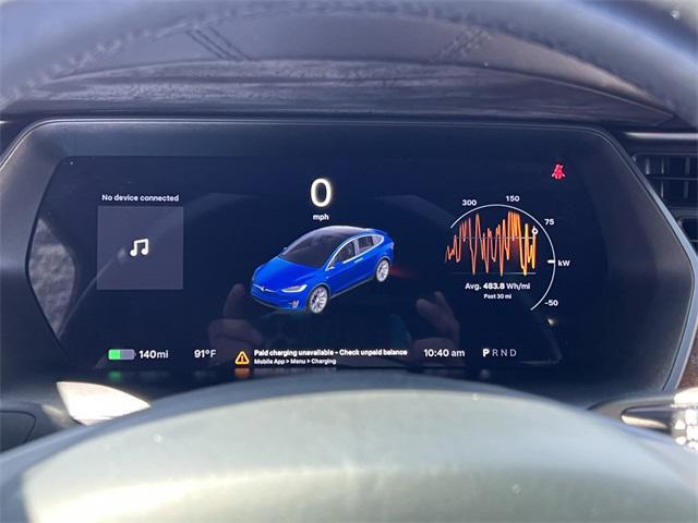 used 2020 Tesla Model X car, priced at $35,482