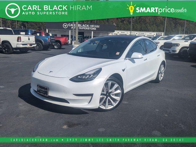 used 2018 Tesla Model 3 car, priced at $27,990