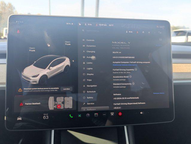 used 2021 Tesla Model Y car, priced at $32,990