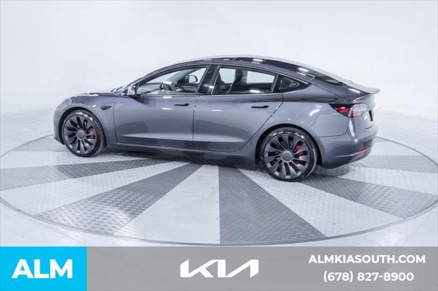 used 2022 Tesla Model 3 car, priced at $29,420