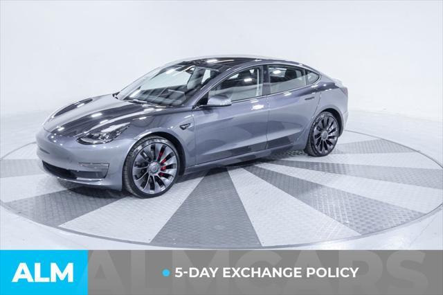 used 2022 Tesla Model 3 car, priced at $29,420