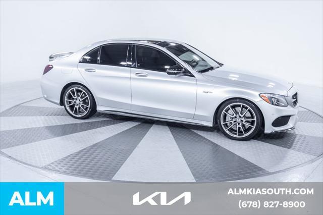 used 2018 Mercedes-Benz AMG C 43 car, priced at $28,770