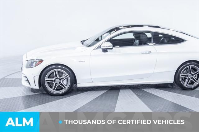 used 2021 Mercedes-Benz AMG C 43 car, priced at $42,970