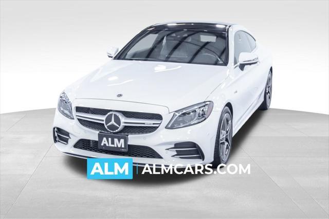 used 2021 Mercedes-Benz AMG C 43 car, priced at $42,970