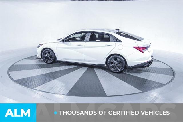 used 2021 Hyundai Elantra HEV car, priced at $19,460