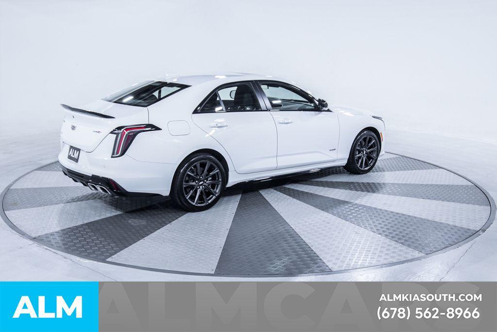 used 2024 Cadillac CT4-V car, priced at $49,470