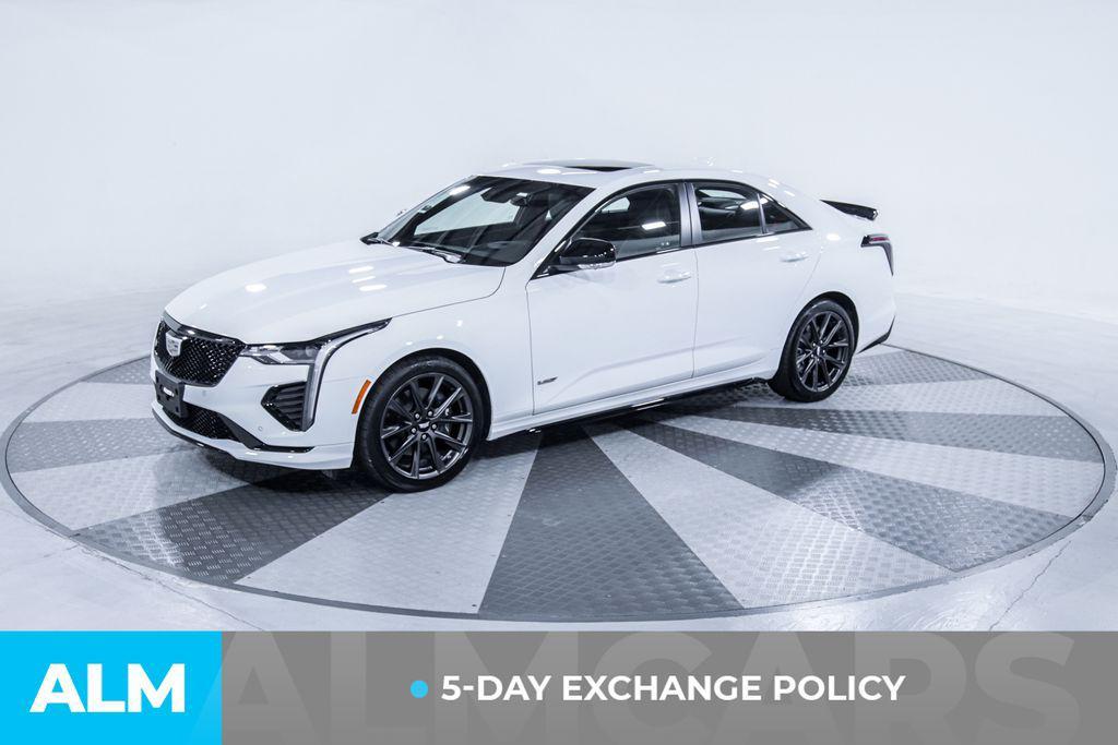 used 2024 Cadillac CT4-V car, priced at $49,470