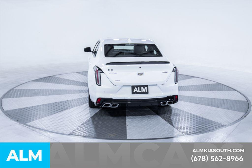 used 2024 Cadillac CT4-V car, priced at $49,470