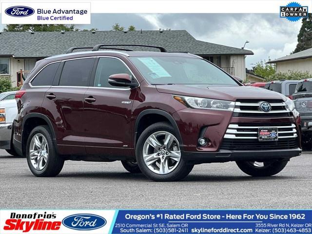 used 2019 Toyota Highlander Hybrid car, priced at $35,790