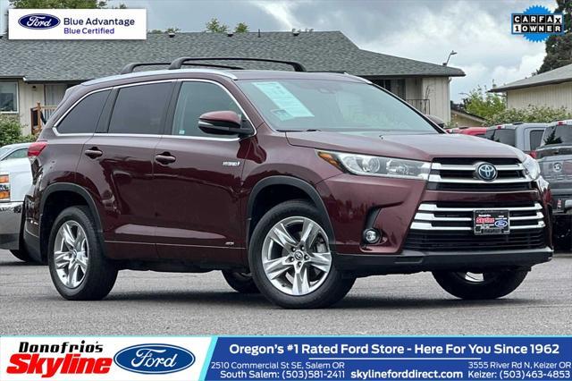 used 2019 Toyota Highlander Hybrid car, priced at $39,590