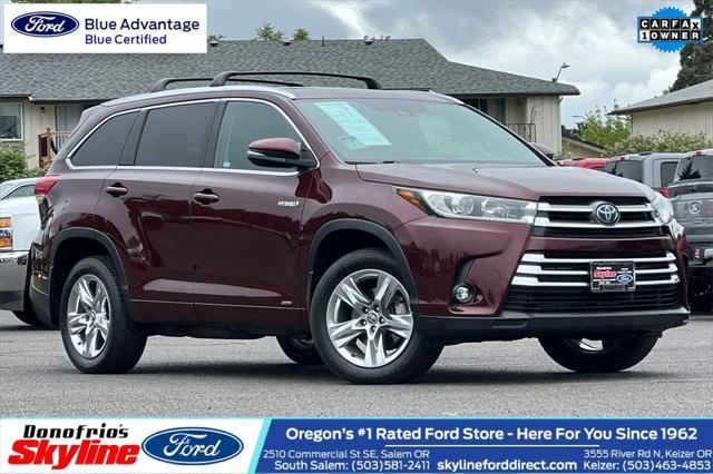 used 2019 Toyota Highlander Hybrid car, priced at $35,790