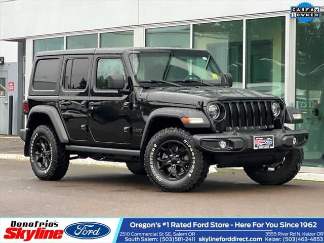 used 2022 Jeep Wrangler car, priced at $32,880