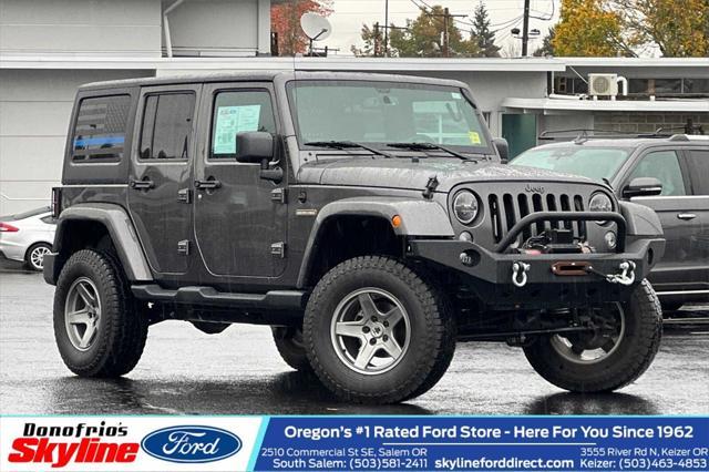 used 2016 Jeep Wrangler Unlimited car, priced at $23,990