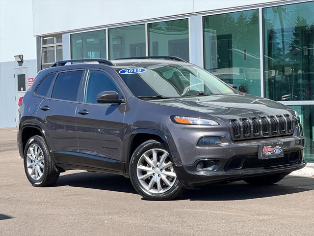 used 2018 Jeep Cherokee car, priced at $12,467