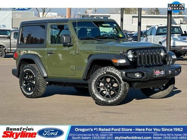 used 2020 Jeep Wrangler car, priced at $24,972