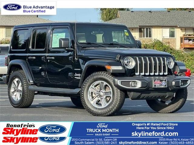 used 2021 Jeep Wrangler Unlimited car, priced at $35,394