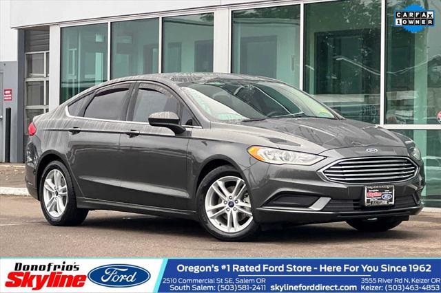 used 2018 Ford Fusion car, priced at $14,880