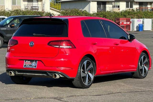 used 2021 Volkswagen Golf GTI car, priced at $24,990