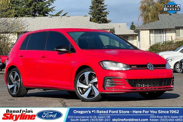 used 2021 Volkswagen Golf GTI car, priced at $23,790