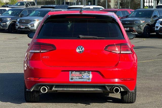 used 2021 Volkswagen Golf GTI car, priced at $24,990