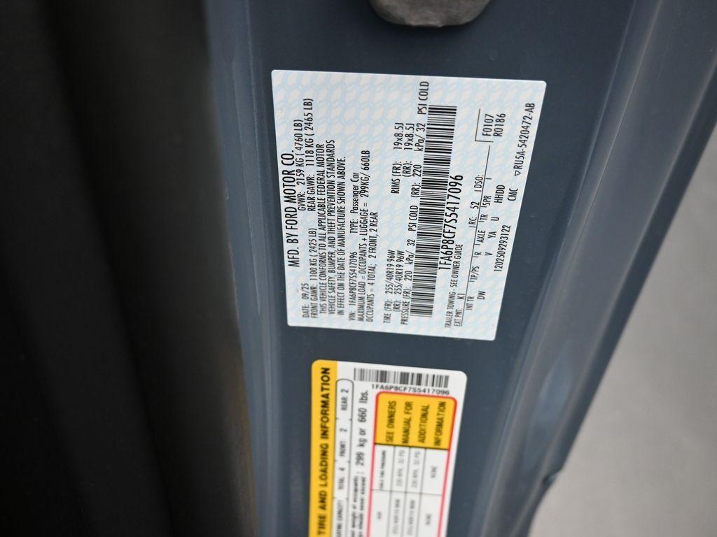 new 2025 Ford Mustang car, priced at $46,362