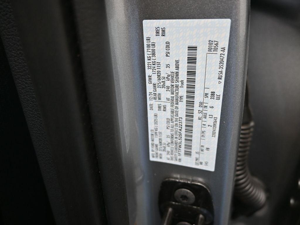 new 2025 Ford F-150 car, priced at $61,876
