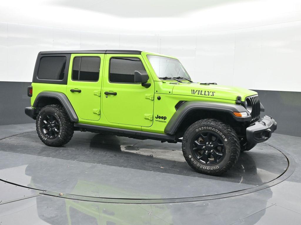 used 2021 Jeep Wrangler Unlimited car, priced at $30,993