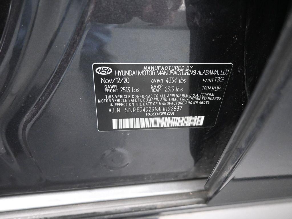 used 2021 Hyundai Sonata car, priced at $18,391