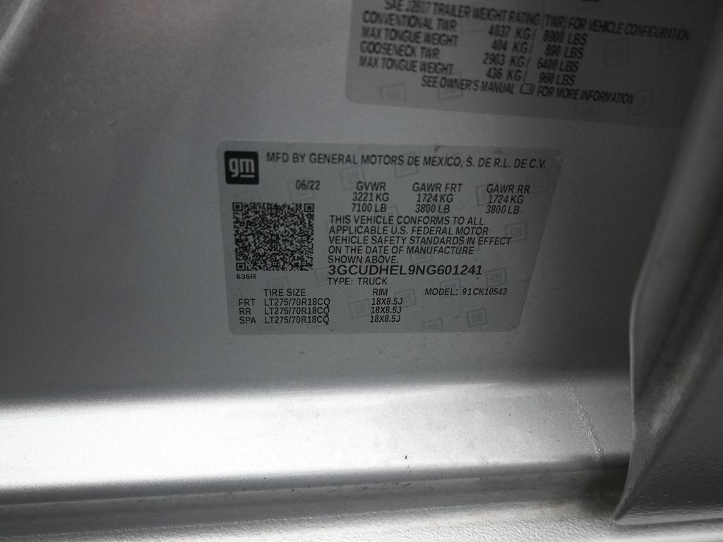 used 2022 Chevrolet Silverado 1500 car, priced at $42,723