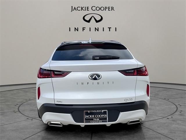 new 2025 INFINITI QX55 car, priced at $57,306