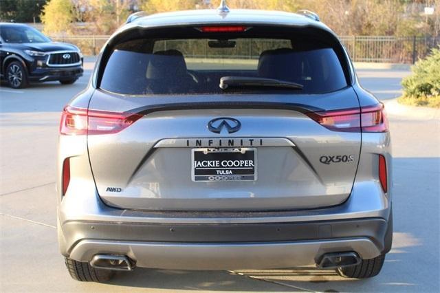 new 2025 INFINITI QX50 car, priced at $52,150