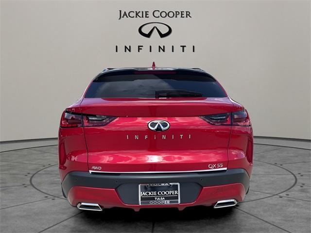 new 2025 INFINITI QX55 car, priced at $53,209