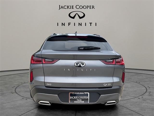 new 2025 INFINITI QX55 car, priced at $53,180