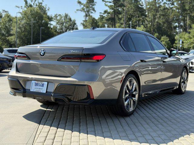 new 2025 BMW 740 car, priced at $111,085