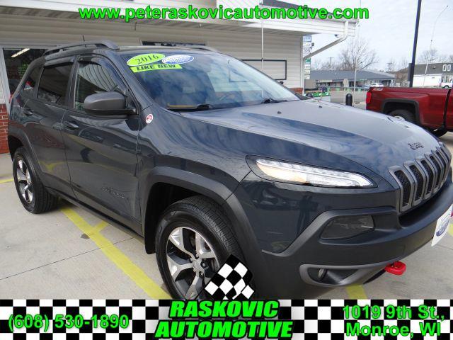 used 2016 Jeep Cherokee car, priced at $18,999