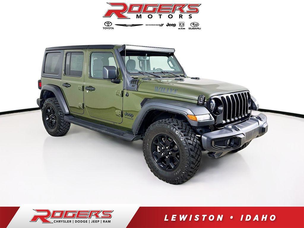 used 2022 Jeep Wrangler Unlimited car, priced at $34,999