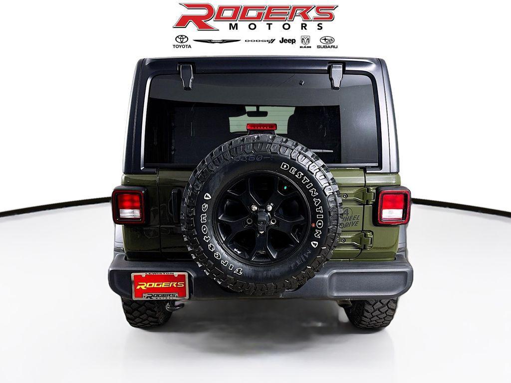 used 2022 Jeep Wrangler Unlimited car, priced at $34,999