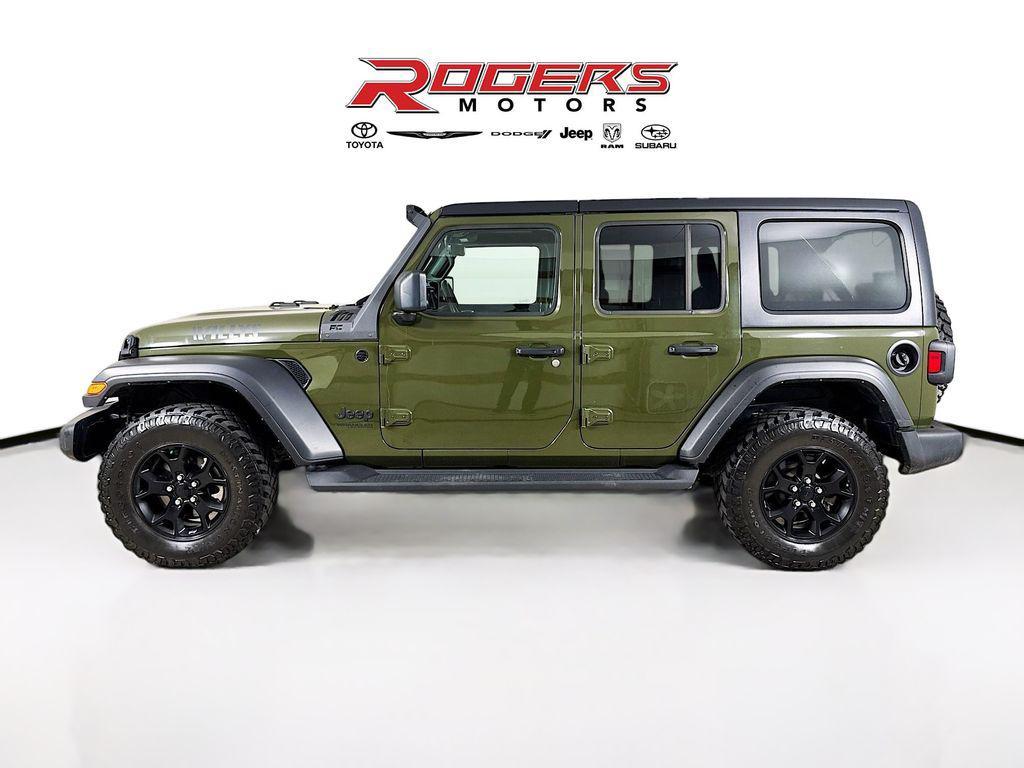 used 2022 Jeep Wrangler Unlimited car, priced at $34,999