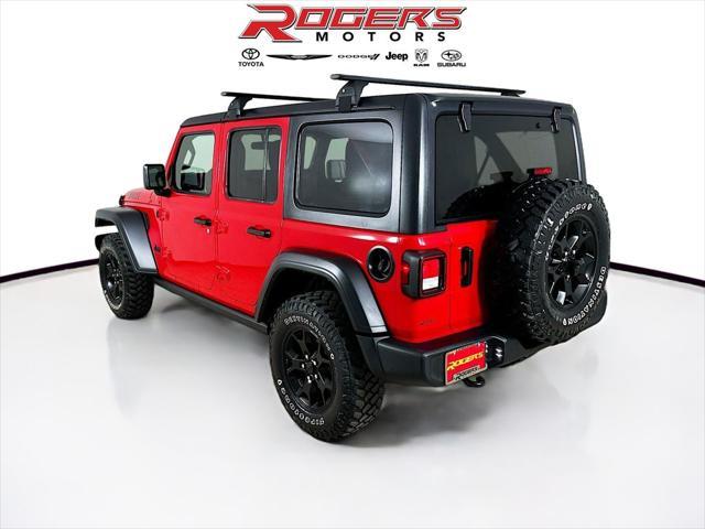 used 2021 Jeep Wrangler Unlimited car, priced at $33,995