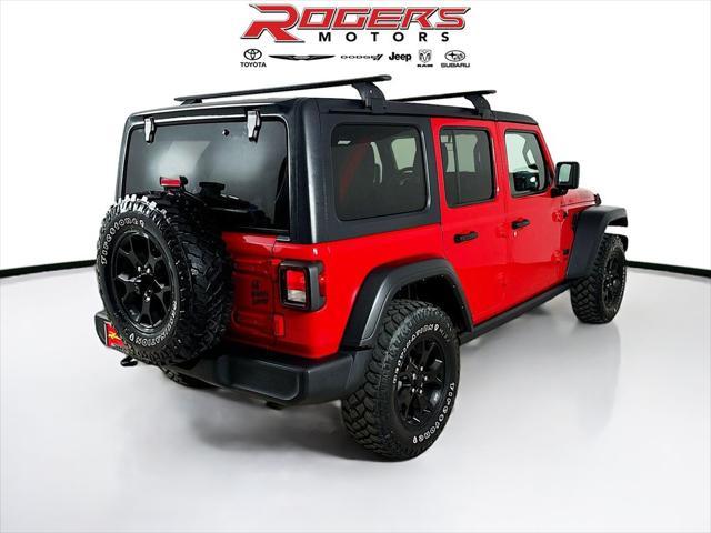 used 2021 Jeep Wrangler Unlimited car, priced at $33,995