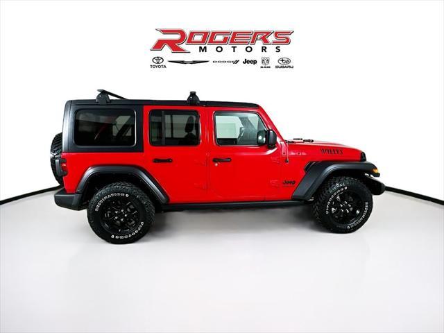 used 2021 Jeep Wrangler Unlimited car, priced at $36,995