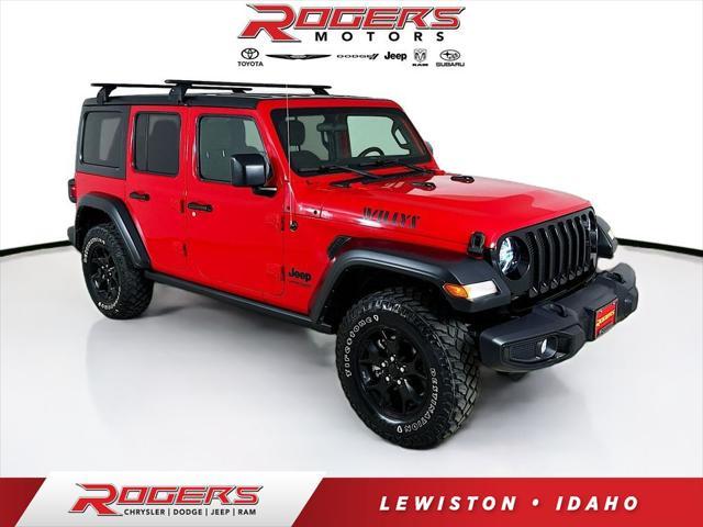 used 2021 Jeep Wrangler Unlimited car, priced at $36,995