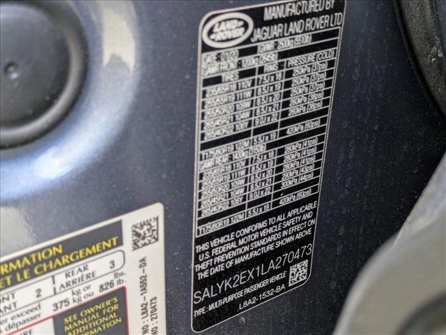 used 2020 Land Rover Range Rover Velar car, priced at $27,495