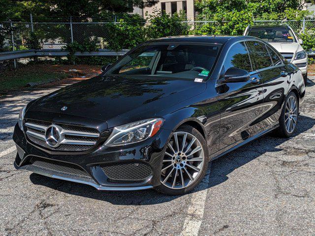 used 2018 Mercedes-Benz C-Class car, priced at $19,695
