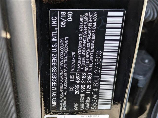 used 2018 Mercedes-Benz C-Class car, priced at $19,695