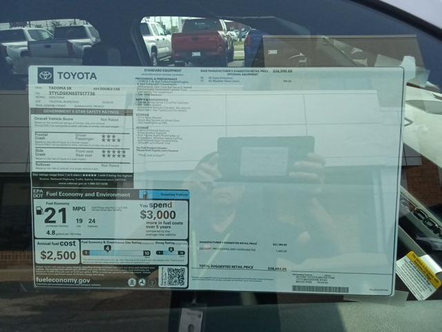 new 2025 Toyota Tacoma car, priced at $38,684