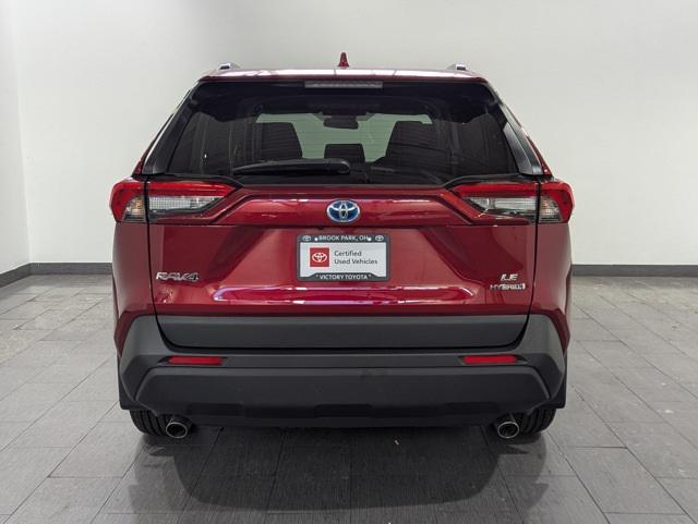 used 2021 Toyota RAV4 Hybrid car, priced at $30,899