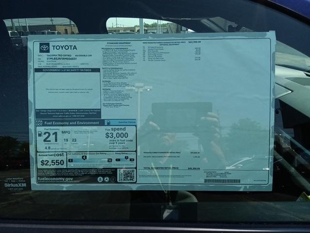new 2024 Toyota Tacoma car, priced at $46,300