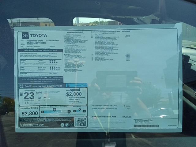 new 2025 Toyota Tacoma car, priced at $59,827