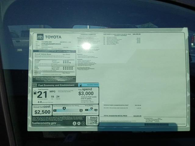 new 2025 Toyota Tacoma car, priced at $44,824